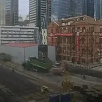 Ever seen a building walk Shanghai residents were in for a treat