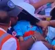 Rohit Sharmas six hits girl in the stands
