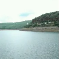 Huge flood water arrives Srisailam Project