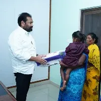 MLA Kotamreddy helps a girl who needed a heart surgery