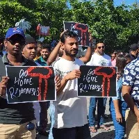 Protests against Gotabaya in Maldives