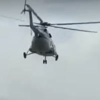 Mancherial: Helicopter rescues two shepherds stranded in floodwater