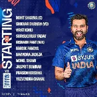 indian captain rohit sharma wins toss and elect to bowl first