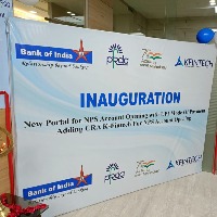 Chairman, PFRDA launches Bank of India’s UPI enabled digital platform for NPS