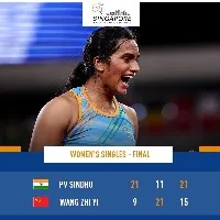 pv sindhu won singapore open title