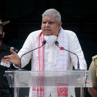 NDA candidate Jagdeep Dhankhar files nomination for V-P poll