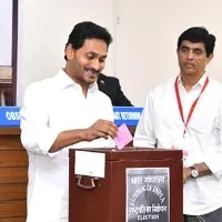 Jagan cast his vote in Presidential elections