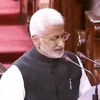 Vijayasai Reddy thanks Jagan and YS Bharathi after taking oath as Rajya Sabha member