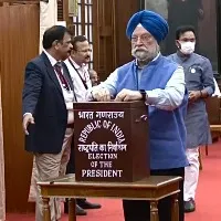 polling of president of india election concludes