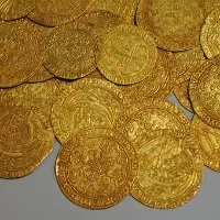 Gold coins found in bathroom site