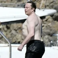 Elon musk goes shirtless while enjoying vacation in greece