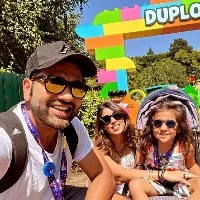 rohit sharma enjoys with family in england