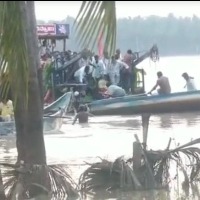 Narrow escape for TDP leaders as boat dock in Godavari collapses