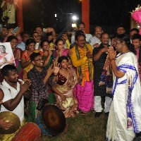 Festive mood at Droupadi Murmu's residence in Delhi