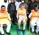 chandrababu wears life jacker in flood affected areas