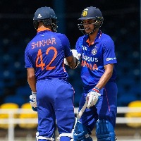 IND v WI, 1st ODI: Dhawan, Gill, Iyer slam fifties as India reach 308-7 despite late wobble