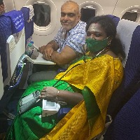 Telangana governor attends to medical emergency mid-air