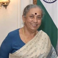 Vice President candidate Margaret Alva meets Kejriwal