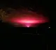 Australian town glows with pink light in the sky
