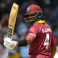 Windies set 300 plus target to Team India with Shai Hope ton