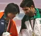 Neeraj Chopra congratulates Pakistan Javelin thrower Arshad Nadeem