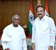 Ilaiyaraaja met venkaiah at Upa Rashtrapati Nivas