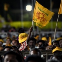 Tension during TDP protest in Vijayawada