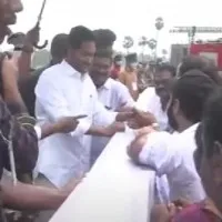 CM Jagan visits flood victims in Konaseema district