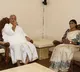 ys sharmila meets D Srinivas in hyderabad yesterday