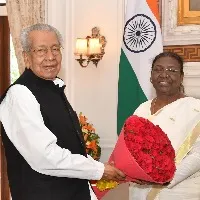 ap governor Biswa Bhusan Harichandan called on President Droupadi Murmu at Rashtrapati Bhavan