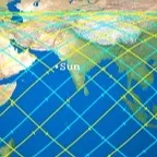 Debris from chinese rocket crashing towards earth