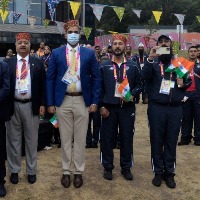 Indian flag hoisted at CWG village in Birmingham