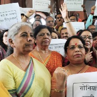 Sonia should apologise to President for Congress leader's remark : Nirmala Sitharaman