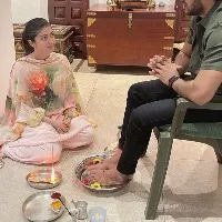 Pranitha follows Bheemana Amavasya