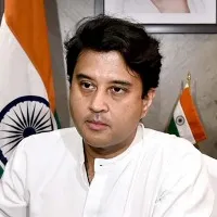 Jyotiraditya scindia fires on TRS government