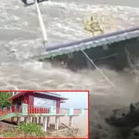 Vanadurga Temple in East Godavari District washed away in River Godavari