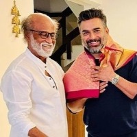 R. Madhavan, scientist Nambi Narayanan meet Rajinikanth