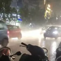 Heavy rain caused water logging in Hyderabad
