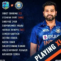 team india wins the toss and elected to field first