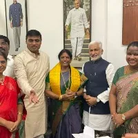 ysrcp mp Vanga Geetha appointed as mpeda member