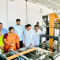 Telangana State Planning Board Vice Chairman B Vinod Kumar inspects a dalit bandhu unit in huzurabad