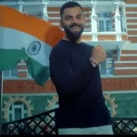 virat kohli participated in har ghar tiranga yatra