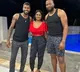 hardik pandya visits Kieron Pollard house in west indies