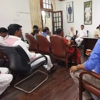 hindupur mp gorantla madhav attend ysrcpp meeting