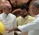 TDP MP Kesineni Nani rejects to give flower bouquet to Chandrababu