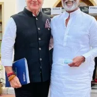Anupam Kher meets Rajinikanth at Rashtrapati Bhawan says there is no one like my friend