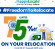 HappyLocate launches #FreedomToRelocate to celebrate 75th Independence Day