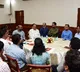 Venkaiah Naidu hosted a traditional Telugu lunch for journalists