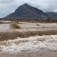 Death Valley witnessed rainfall and flash floods