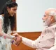 Daughters Of Staff Members At PMs Office Tie Him Rakhi